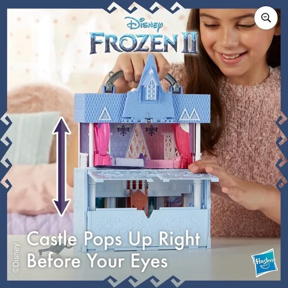 Frozen pop up Dollhouse with Elsa and Anna and their Accessories - Picture 6 of 8